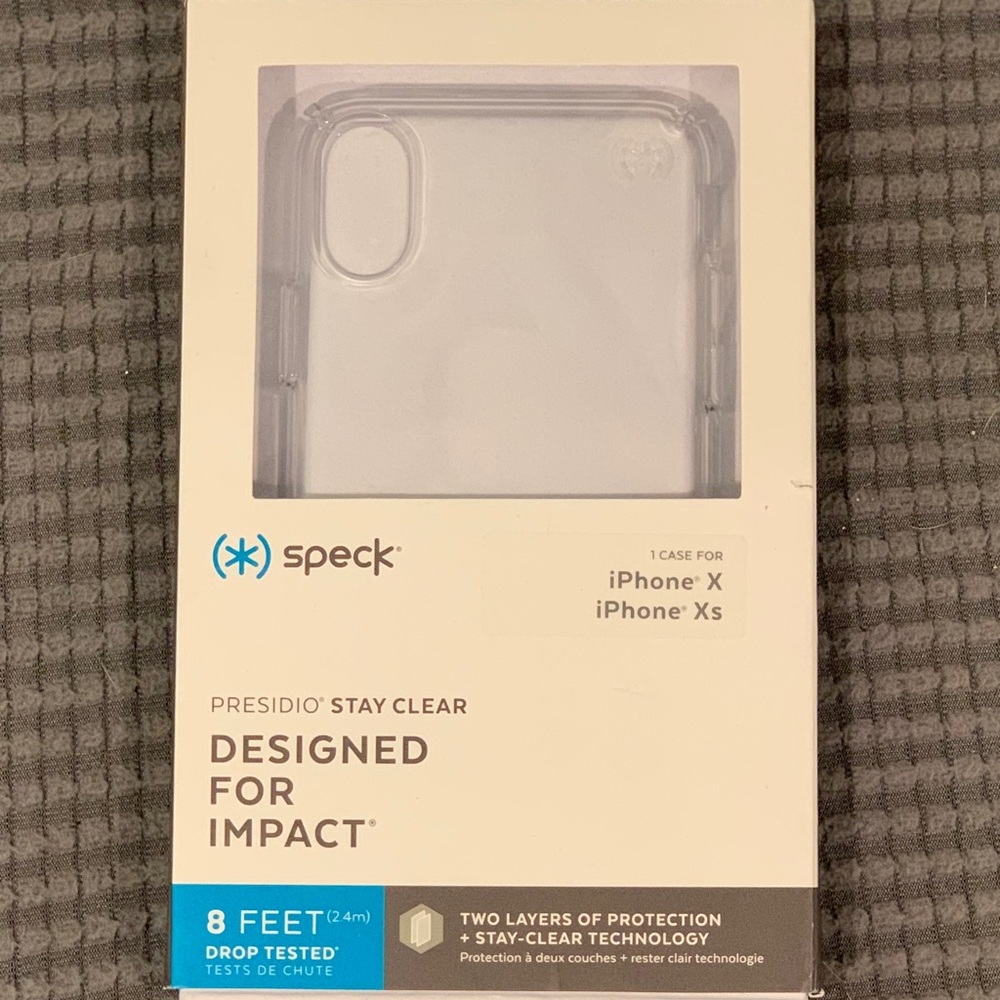 iPhone X/Xs Clear Speck Case
